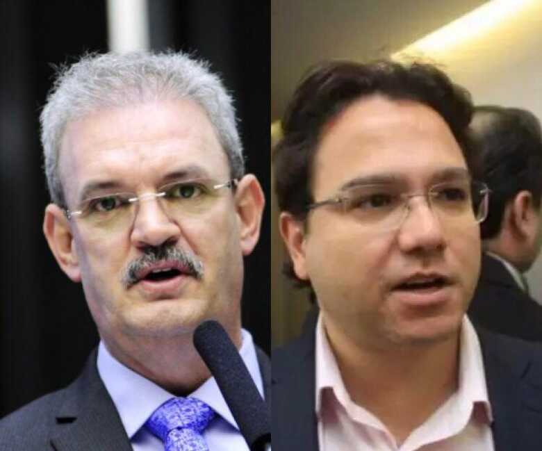 Os secretários Geraldo Resende e Pedrossian Neto