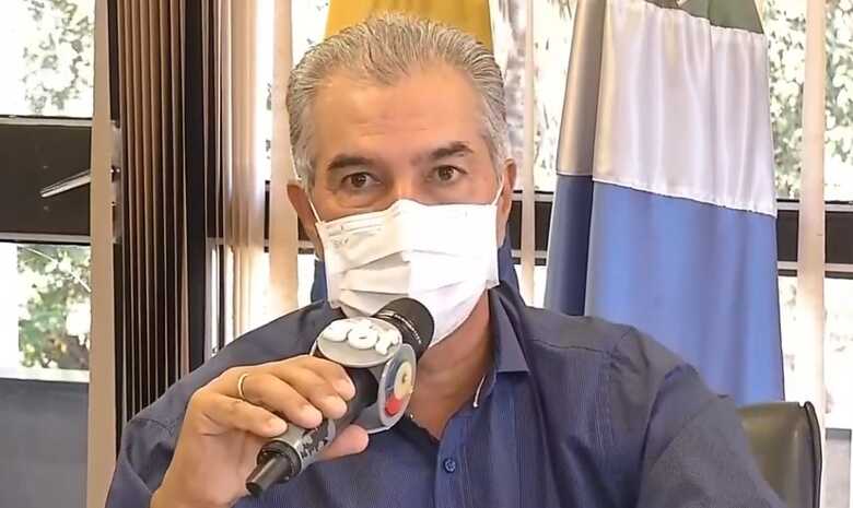 O governador Reinaldo Azambuja (PSDB)