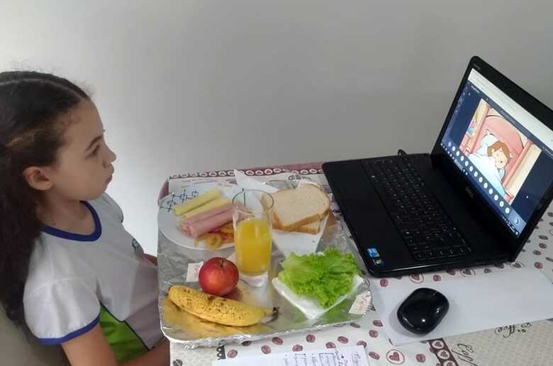 Isadora dos Santos Silva, aluna do 3º ano do Ensino Fundamental da Escola do Sesi de Três Lagoas