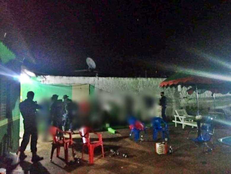 A equipe da Guarda Municipal encerrou a festa