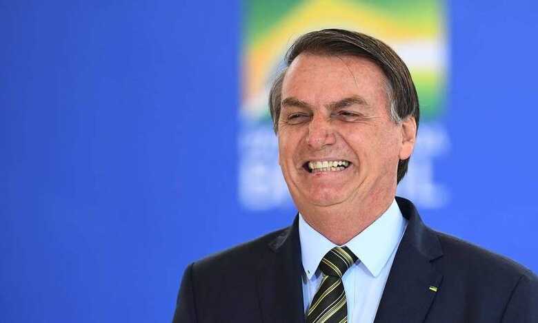Na foto está o presidente Jair Bolsonaro