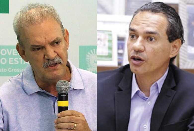 O secretario de Saúde, Geraldo Resende e o prefeito de Campo Grande, Marquinhos Trad