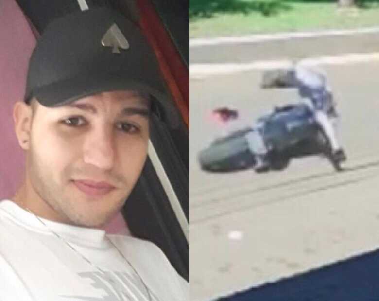 Na foto est&aacute; Atherson Shritkh Ferreira, acidentado na semana passado