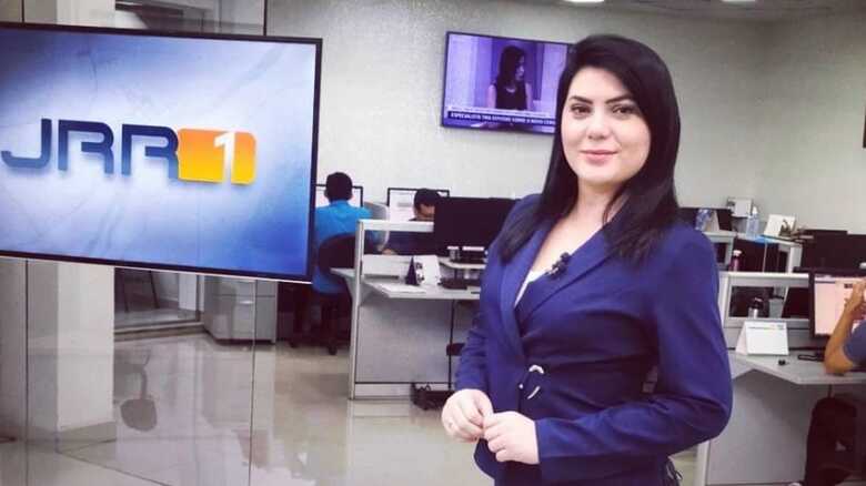 Ellen Ferreira no Jornal Nacional, em outubro de 2019; apresentadora foi demitida de afiliada da Globo