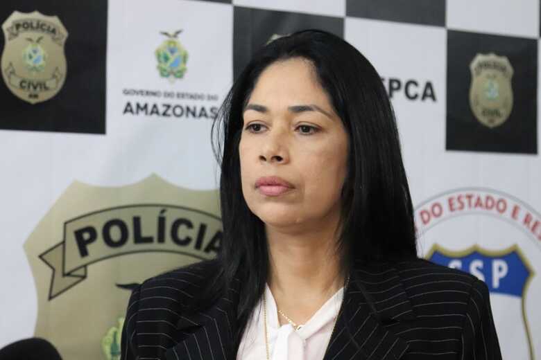 Delegada Joyce Coelho, titular da Delegacia Especializada em Proteção à Criança e ao Adolescente de Manaus