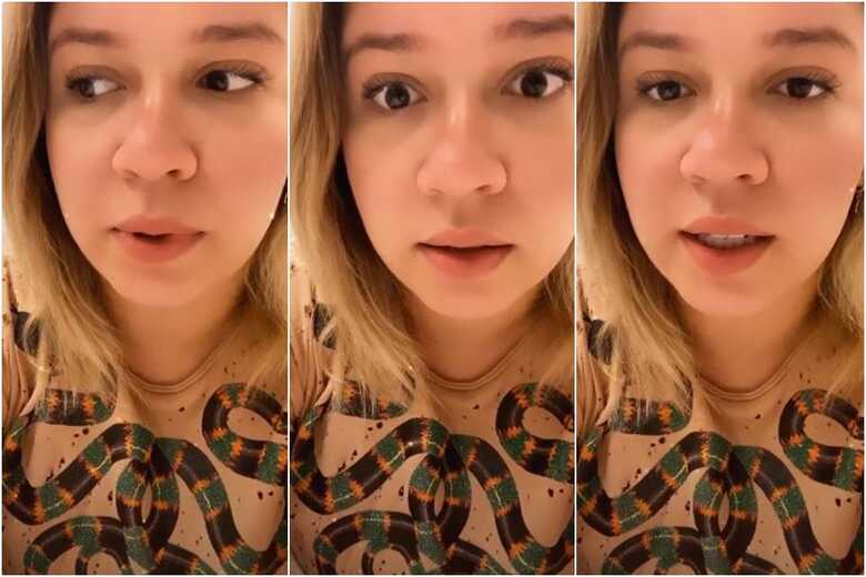 Mar&iacute;lia Mendon&ccedil;a confirmou o fim do relacionamento em seu stories no Instagram