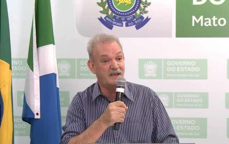 O secretário de Estado de Saúde, Geraldo Resende
