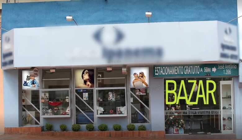 A &oacute;tica &eacute; localizada no centro de Campo Grande