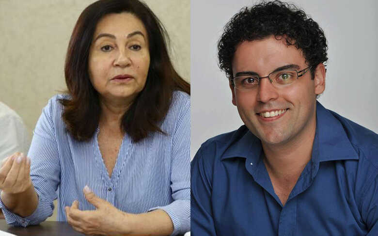 Na foto está a prefeita de Dourados, Délia Razuk e o secretário de Agricultura Familiar de Dourados, Alceu Junior Bittencourt