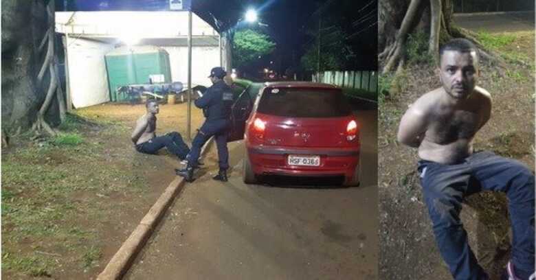 Os servidores que atuavam na barreira sanitária perceberam que Fernando estava no local e realizaram a prisão