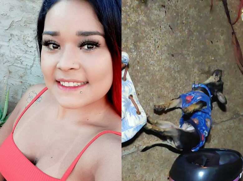 Valquíria Vaz morreu no local, e o cachorro foi levado para atendimento veterinário