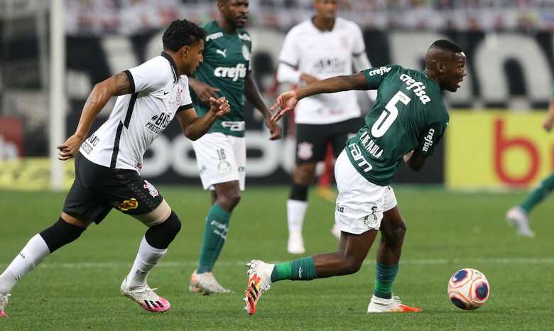 Corinthians e Palmeiras fizeram um jogo de poucas emoções na Arena de Itaquera