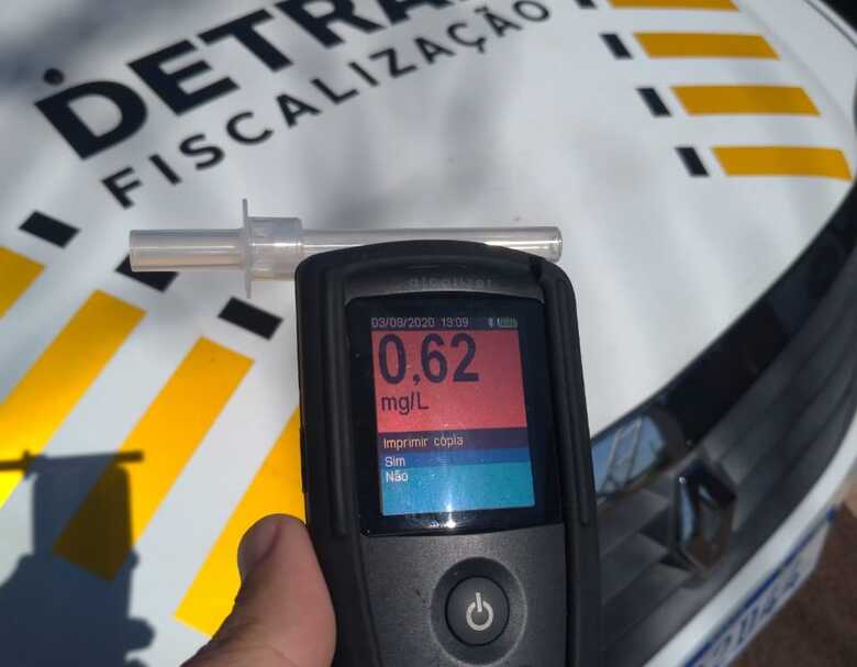 A multa aplicada por embriaguez ao volante &eacute; de R$ 2.934,70, al&eacute;m da fian&ccedil;a