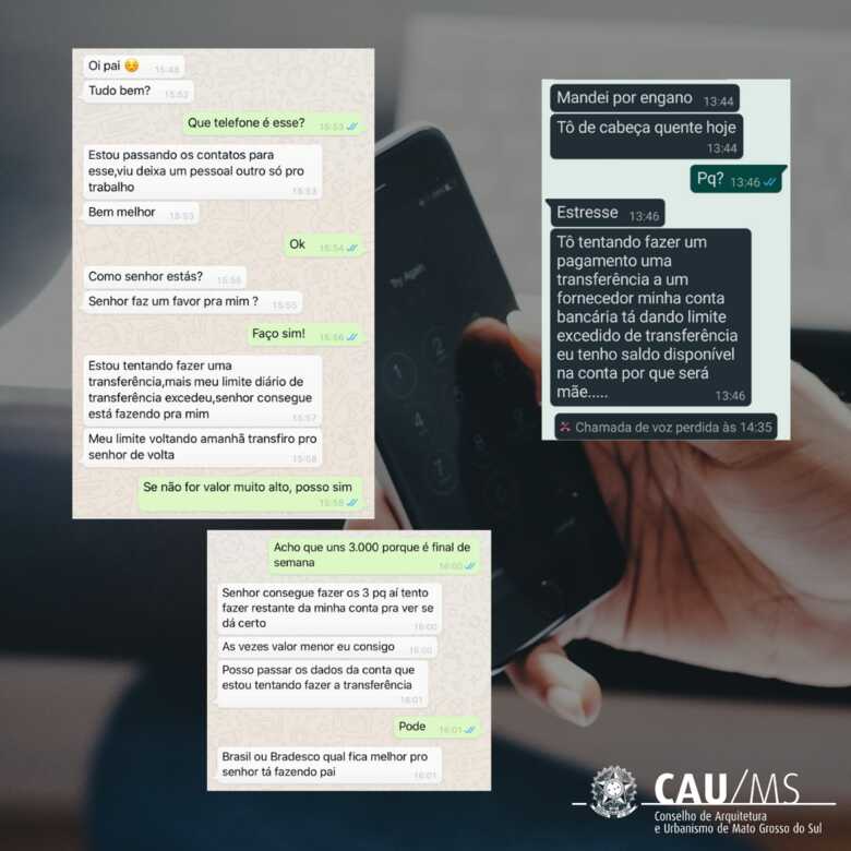 Em nota publicada pelo CAU/MS, vários profissionais da área sofreram com a tentativa de estelionato