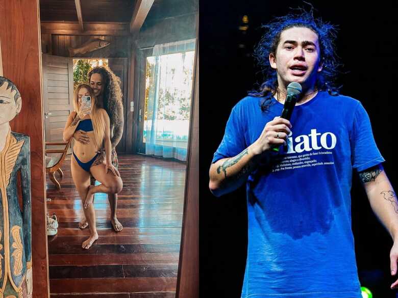 Vit&atilde;o postou foto com Lu&iacute;sa em sua conta nas redes sociais e Whindersson respondeu