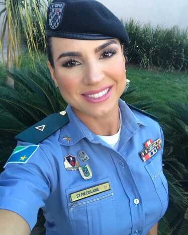 Subtenente Edilaine (DEM), candidata a vereadora.