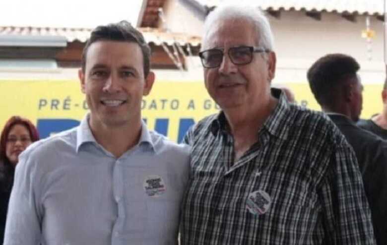 Vereador André Salineiro e seu pai Hermes Salineiro
