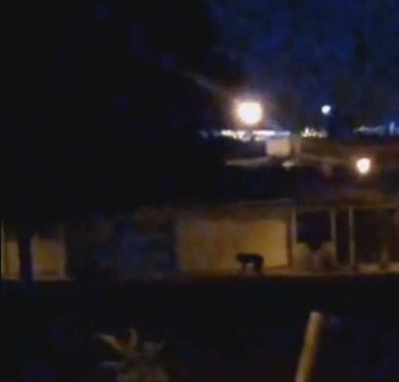 As imagens foram gravadas por moradores que estavam assustados com a situa&ccedil;&atilde;o