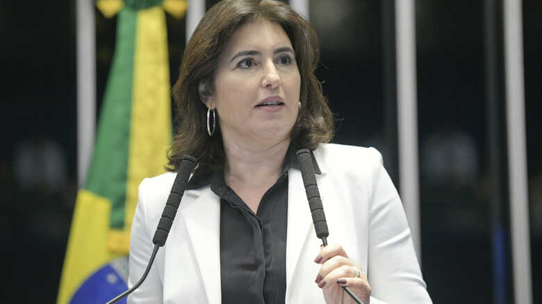 Presidente da Comiss&atilde;o de Constitui&ccedil;&atilde;o e Justi&ccedil;a do Senado (CCJ), senadora Simone Tebet (MDB-MS)
