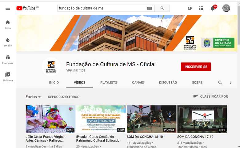 Os shows deste ano est&atilde;o sendo exibidos em formato de live no Youtube oficial da Funda&ccedil;&atilde;o de Cultura de MS
