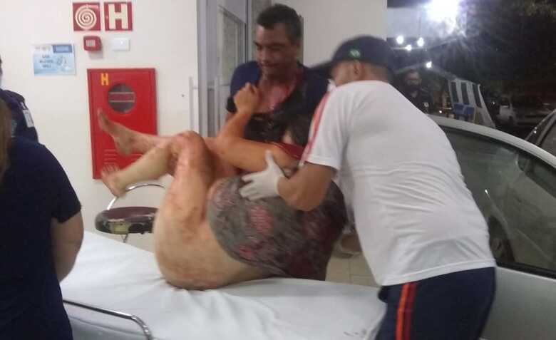A mãe da criança está em estado gravíssimo no hospital