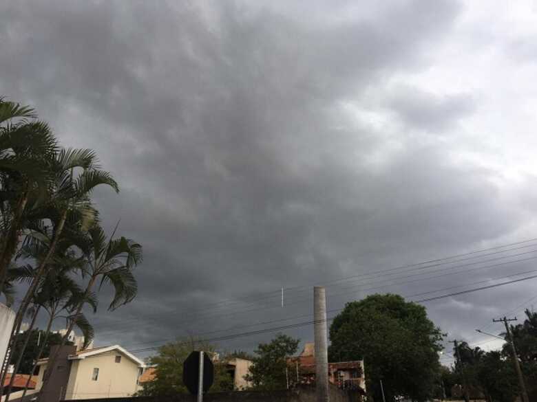 Tempo muda e chove na capital