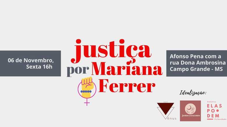 A manifesta&ccedil;&atilde;o acontecer&aacute; nesta sexta-feira (6), &agrave;s 16h, na Avenida Afonso Pena, em frente ao pr&eacute;dio da Procuradoria da Rep&uacute;blica em Mato Grosso do Sul