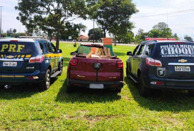 Durante perseguição o suspeito foi detido com o apoio do Batalhão de Choque da Polícia Militar