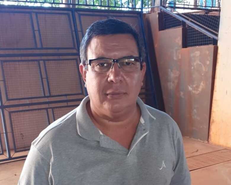 Jos&eacute; M&aacute;rcio Ramos Modesto, presidente da AABB