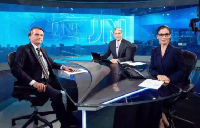 Bolsonaro abre s rie de entrevistas do Jornal Nacional com