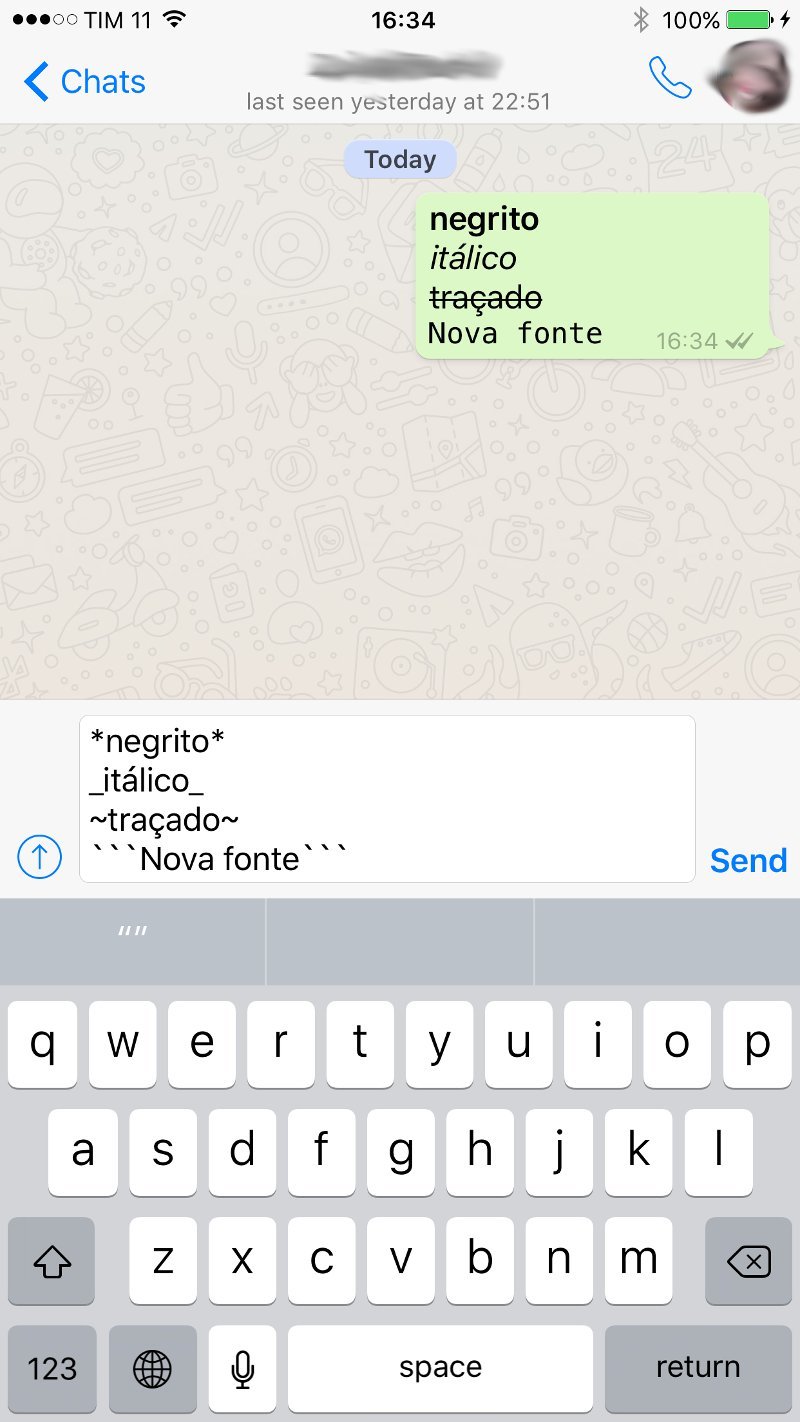 Itálico WhatsApp: Veja como utilizar esta fonte no App! em 2023