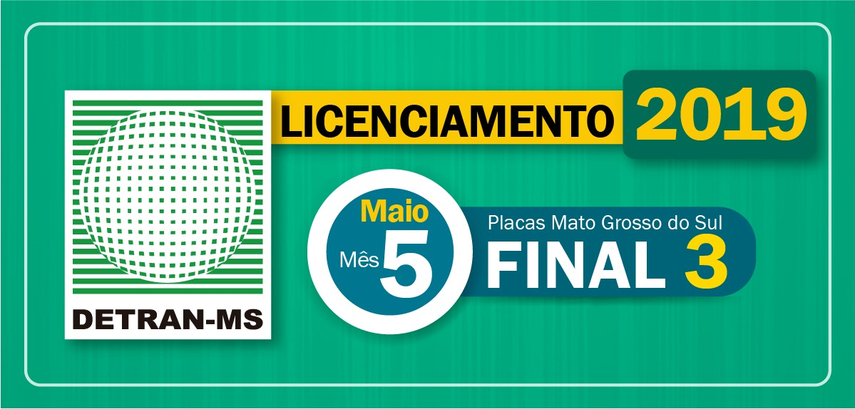 Prazo para pagar licenciamento de veículos com placas final 3 termina